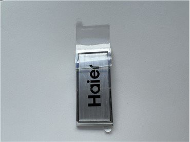 Electroform Nickel Metal Logo Sticker