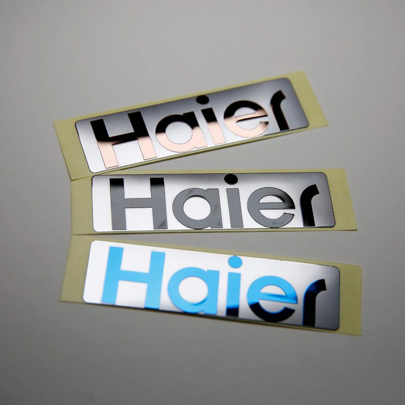 Electroform 3D Metal Logo Sticker Labels Sticker